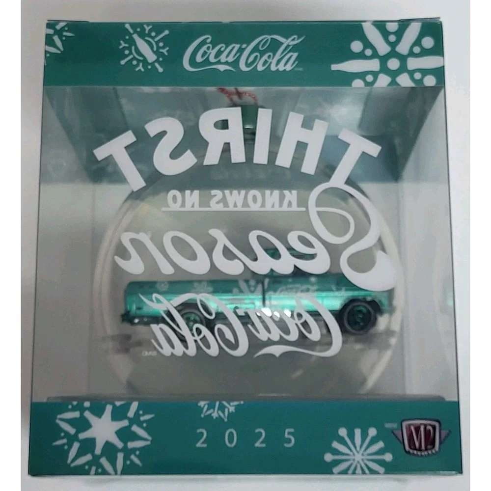 2025‎ M2 Machines Christmas Ornament Chase - Coca-Cola 1969 Ford F-100 Ranger